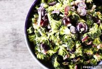Crisp Broccoli and Grape Salad with Creamy Poppy Seed Dressing