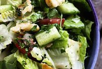 Fattoush Salad with Crispy Crumbled Pita Chips