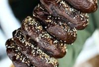 Black Russian Pumpernickel Everything Bagels Recipe