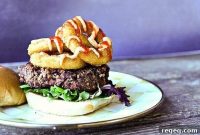 Smoky Chipotle Sauce Sweet Potato & Black Bean Burgers
