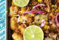 Loaded Tater Tot Nachos (Totchos) Recipe for Game Day