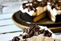 Peanut Butter Chocolate Reese’s Cream Pie Recipe