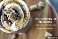 Toasted Marshmallow & Chocolate S’mores Milkshake Recipe