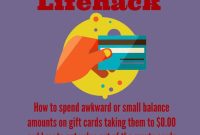 Use Small Gift Card Balances and Get Value from Empty Cards