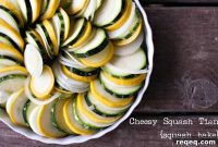 Cheesy Squash Tian: Layered Baked Summer Squash Casserole
