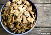 Whole-Wheat Cheddar Garlic Snack Bites for Crispy Crunch
