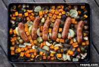 Sheet Pan Italian Sausage with Roasted Fall Vegetables