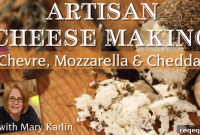 Artisan Cheesemaking Workshop: Chevre, Mozzarella & Cheddar Giveaway