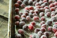 Candied Cranberries with Homemade Cranberry Syrup Recipe