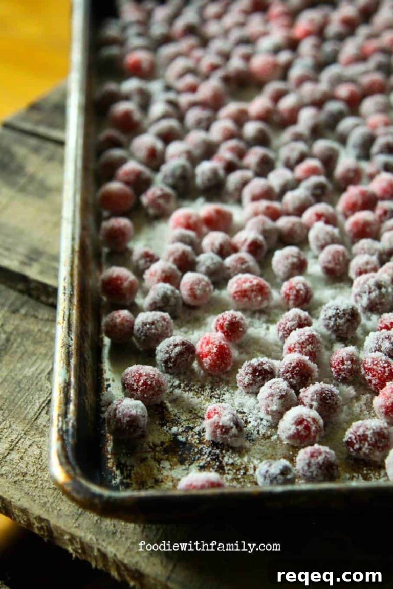 Candied Cranberries with Homemade Cranberry Syrup Recipe 6 featured 15864
