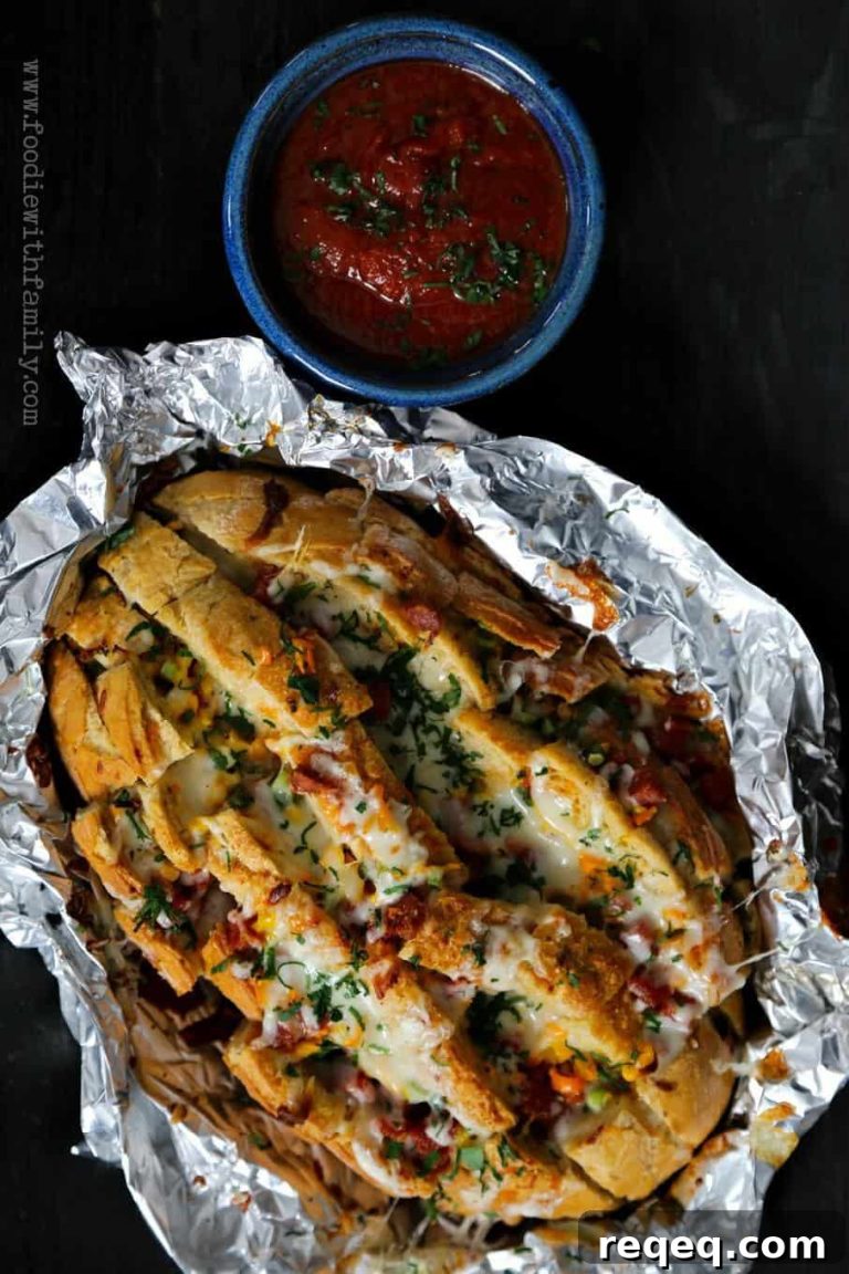 Supreme Pizza Party Bread Recipe: Cheesy Stuffed Pull-Apart Loaf 8 featured 16150