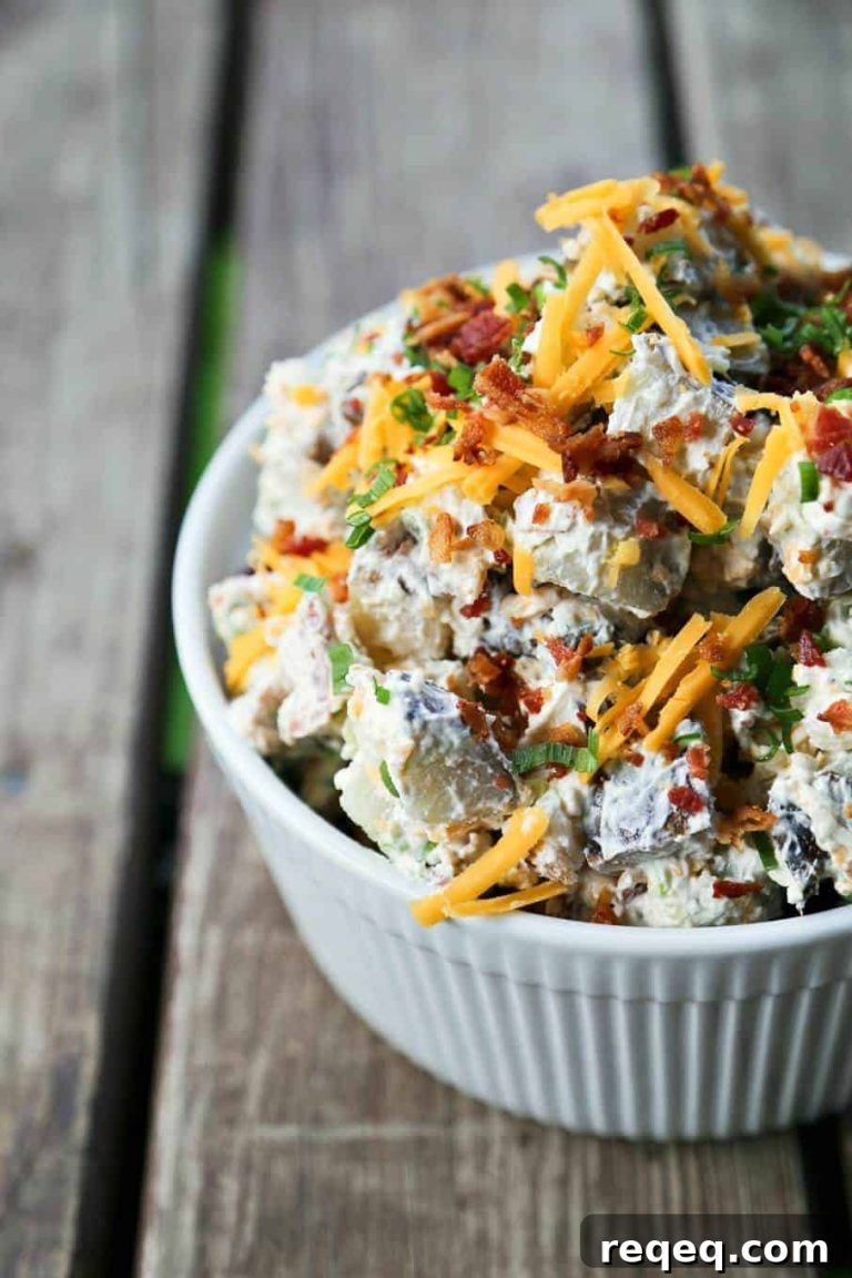 Loaded Baked Potato Salad Recipe — Creamy, Bacon & Cheddar Delight 8 featured 16974