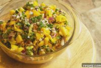 Fresh Mango Salsa Recipe with Lime and Cilantro