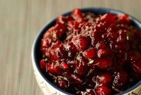 Sweet-Spiced Cranberry Sauce with Orange and Chili