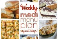 January Meal Plan: Weekly Menu and Grocery List (Jan 3–10)