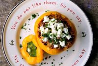 Greek-Style Stuffed Peppers with Lighter Filling