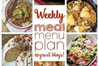 Week 66 Meal Plan: Simple Weekly Menu and Grocery List