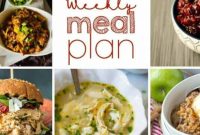 Weekly Meal Plan: Week 70 Recipes & Grocery List