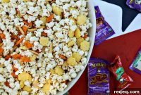 Cheddar Lover’s Popcorn Snack Mix Recipe for Cheese Fans