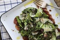 Bresaola and Parmesan Salad with Arugula and Lemon Dressing