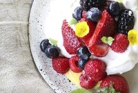Perfect Mini Pavlovas with Berry Compote Recipe