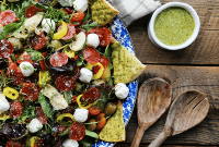 Pizza Salad Recipe: How to Make a Crispy Crust Pizza Salad Bowl