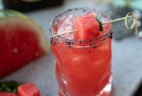 Spicy Watermelon Margarita (Sandía en Fuego Cocktail)