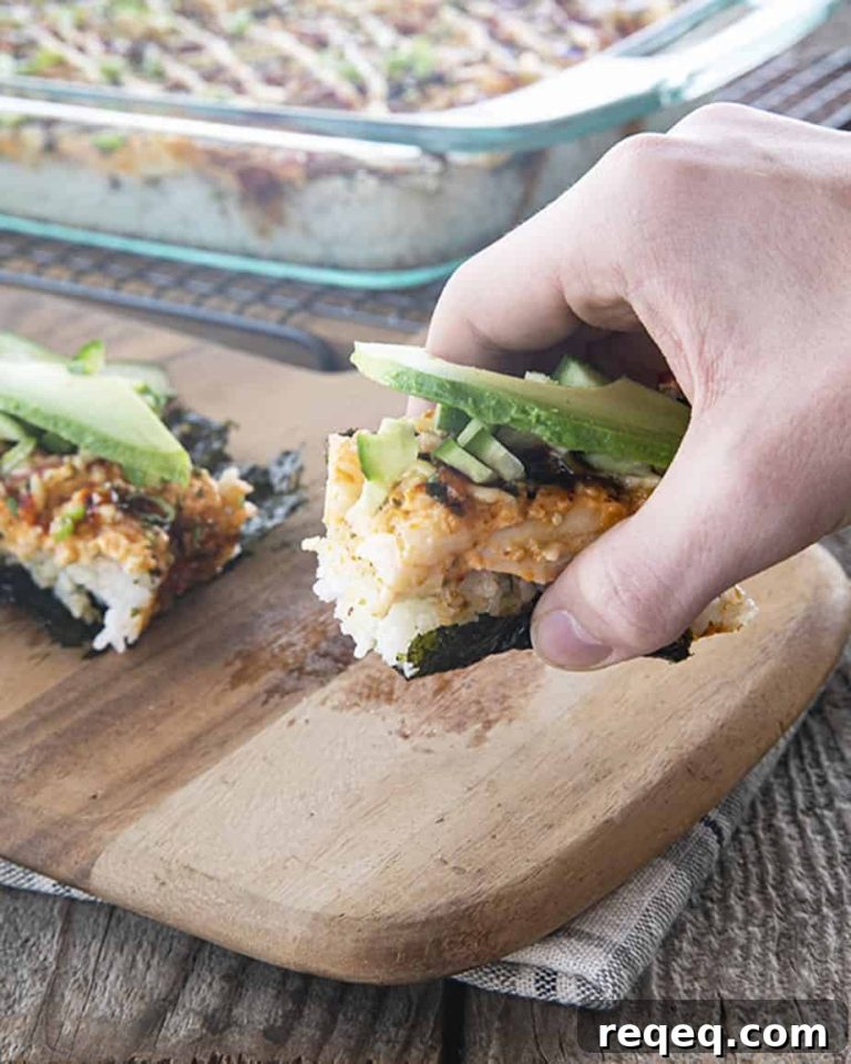 California Roll Sushi Bake Recipe: Creamy Baked Sushi Casserole 5 featured 29504