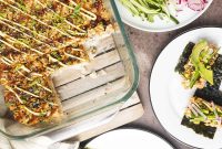 Creamy Baked Salmon Sushi Casserole: Flavorful Family Recipe