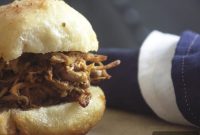Barbecue Pulled Pork Sliders with South Carolina & KC Sauces