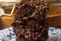 Fudgy Greek Yogurt Brownies with Extra Moist Texture
