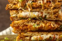 Kimchi Grilled Cheese Sandwich Recipe for Crispy, Spicy Melt