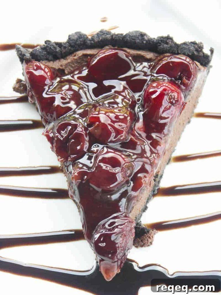 Black Forest Chocolate Truffle Tart Recipe 17 featured 4572