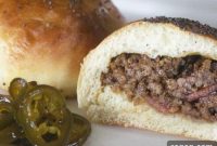 BBQ Bacon Cheeseburger Stuffed Sandwiches recipe