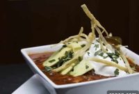 Authentic Chicken Tortilla Soup with Avocado & Lime Recipe