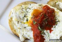 Roasted Red Pepper Spread Recipe with Gardener’s Delight Eggs