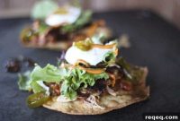 Carnitas-Style Chicken Tostadas Recipe for Crispy Toppings