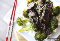 Sticky Garlic Ginger Venison or Beef Stir-Fry Recipe