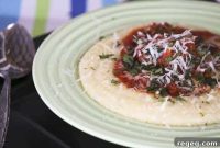 Make-Ahead Baked Meatballs with Creamy Polenta (Prep Ahead)