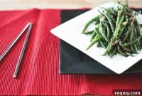 Garlic Green Bean Stir-Fry with Crispy Sesame and Soy