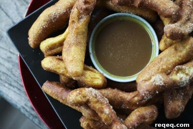 Banana Churros with Butter-Rum Caramel Sauce — Party Dessert Wrap-Up 2 img 10024 13