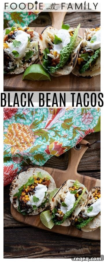 Quick Black Bean Tacos Ready in 10 Minutes 6 Fast, delicious, fresh, and health and budget friendly, it just doesn't get any better than these Black Bean Tacos. Salsa and chili powder provide massive flavour in this 10 minute meal will fill you up, make you happy, and keep you healthy all at the same time! This is a perfect addition to game day parties and festivities.