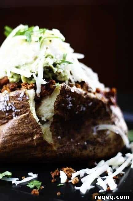 Midwestern Tacos: Loaded Taco-Topped Baked Potatoes 2 A Midwestern Taco from Foodie with Family