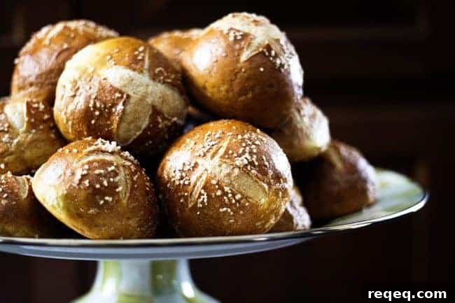 Soft Pretzel Sandwich Rolls Recipe for Chewy, Golden Buns 4 img 10573 3