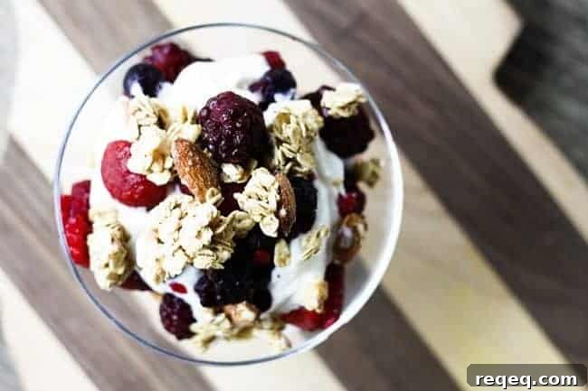 Make-Ahead Vanilla Yogurt & Berry Parfaits for Busy Mornings 2 Yogurt and Berry Parfaits from Foodie with Family