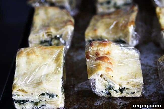 Roasted Garlic Spinach Alfredo Lasagna Recipe — Make-Ahead Meal 5 Roasted Garlic Spinach Alfredo Lasagna in individual portions for the freezer from Foodie with Family