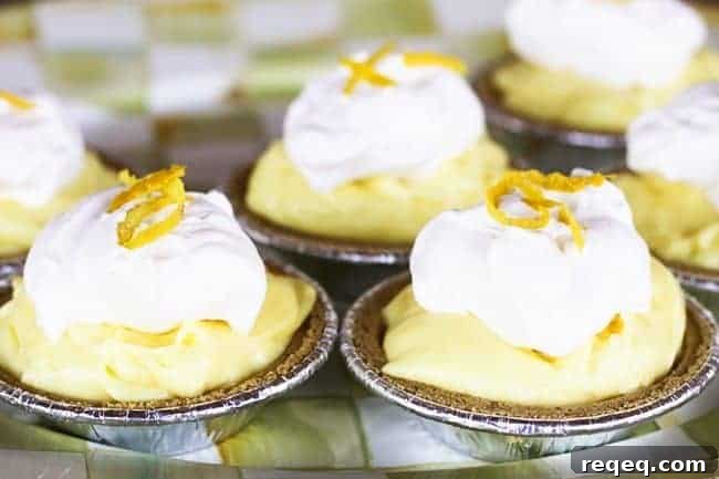 No-Bake Lemon Cream Mini Cheesecakes: Zesty Dessert Bites 3 Lemon Cream No-Bake Mini-Cheesecakes | www.foodiewithfamily.com