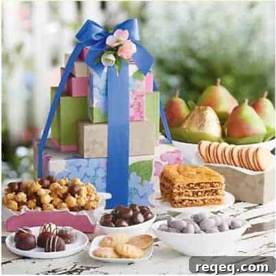 Win a Harry & David Mother's Day Gift Basket (Giveaway Closed) 2 Harry & David Mother's Day Tower of Treats Gift Deluxe Giveaway | www.foodiewithfamily.com