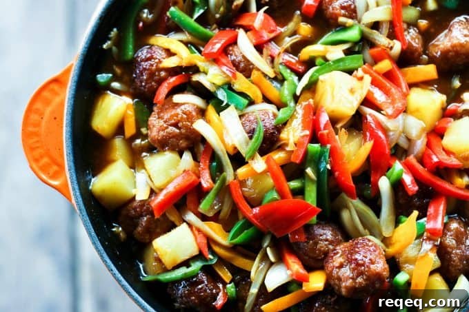 Sweet and Sour Ham Ball Stir-Fry Recipe for Quick Weeknight Meals 2 Sweet and Sour Ham Ball Stir Fry from foodiewithfamily.com