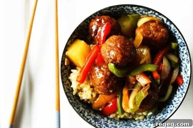 Sweet and Sour Ham Ball Stir-Fry Recipe for Quick Weeknight Meals 4 Sweet and Sour Old Fashioned Ham Ball Stir-fry | www.foodiewithfamily.com